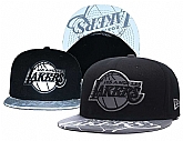 Lakers Reflective Logo Black Adjustable Hat GS,baseball caps,new era cap wholesale,wholesale hats